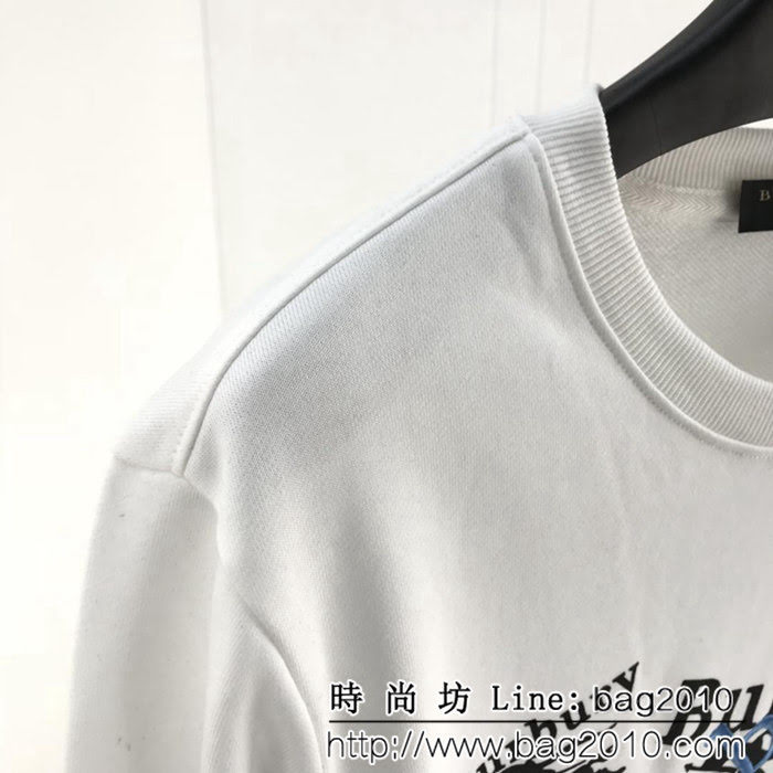 BURBERRY巴寶莉 18ss秋冬 專櫃同步 騎士印花刺繡字母 純棉衛衣 ydi1010